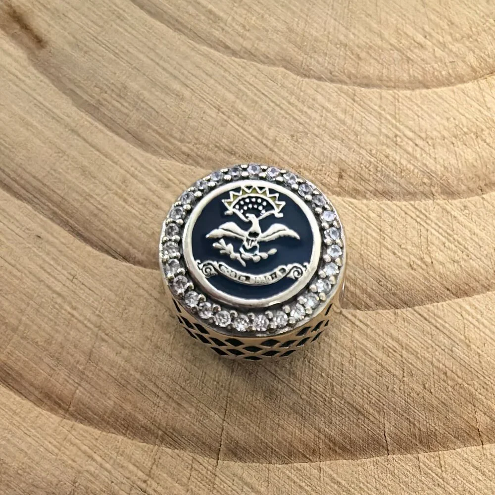 Pandora North Dakota Exclusive Charm Pendant, S925 Silver Jewelry